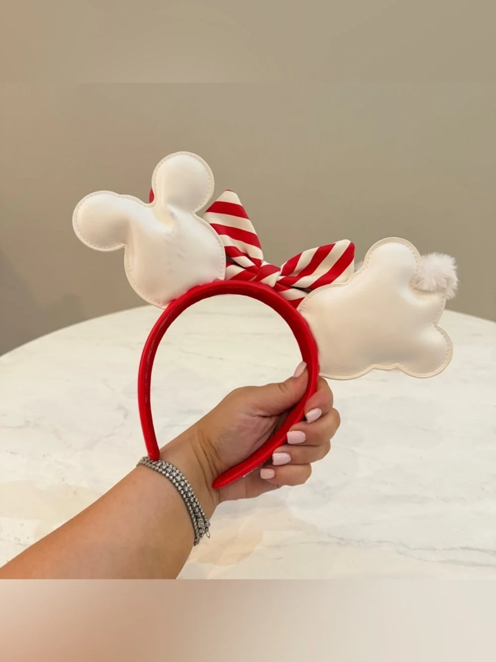 NEW Disney Loungefly Minnie & Mickey Snowman Ears